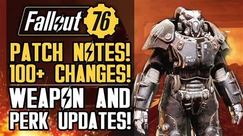 Fallout 76 Big Patch Notes Legendary Rifle Drops Weapon And Perk