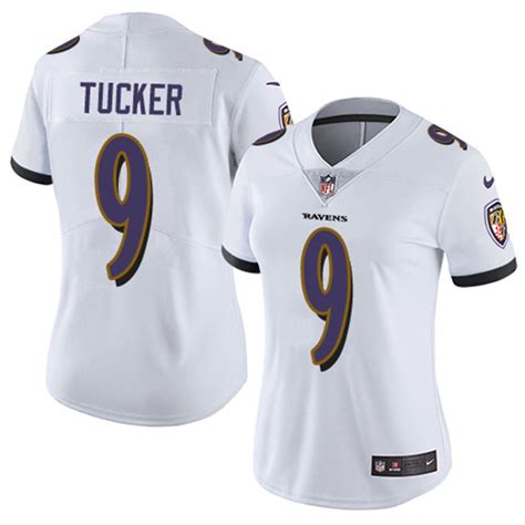 Nike Ravens 9 Justin Tucker White Vapor Untouchable Limited Jersey