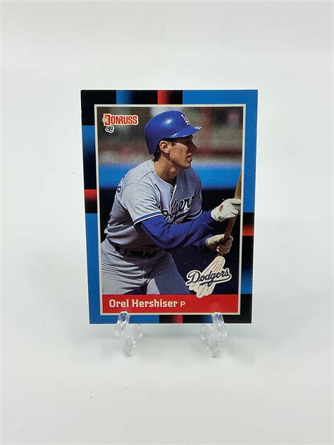 1988 Donruss Orel Hershiser 94 Etsy