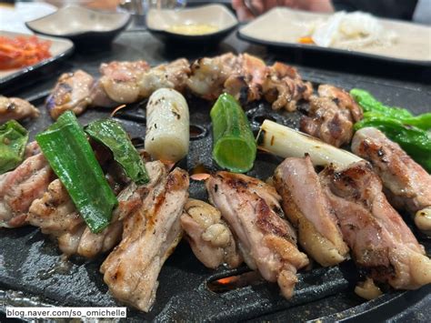 원마운트 고기집 팔각도 일산킨텍스점 숯불닭갈비 맛집 네이버 블로그