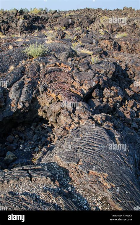 Lava Flow Field In Craters Of The Moon National Monument Idaho Usa