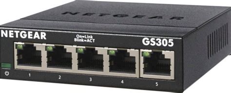 Netgear Gs305 Switch 5 Port Gigabit Ethernet Lan Switch Plug And Play