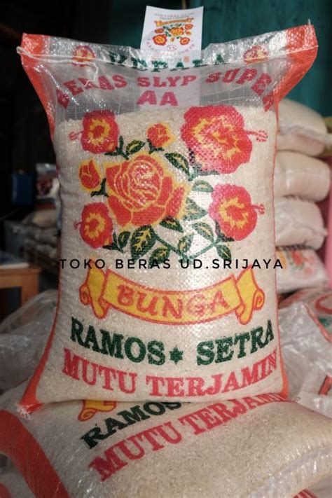 Beras Ramos Setra Cap Bunga Kg Lazada Indonesia