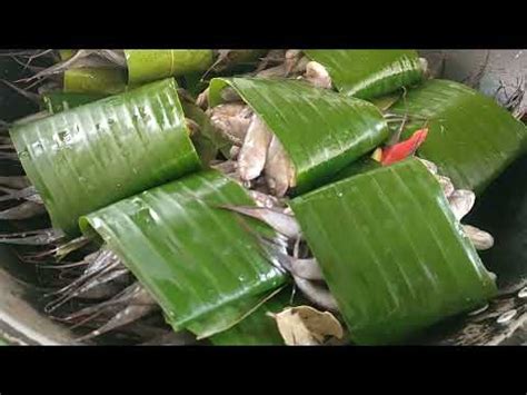 Masarap Na Isda Na Paksiw Binalot Sa Dahon Ng Saging At Mangga Youtube