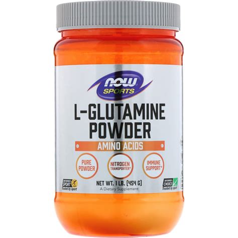 Now Foods Sports L Glutamine Powder Lbs G By Iherb