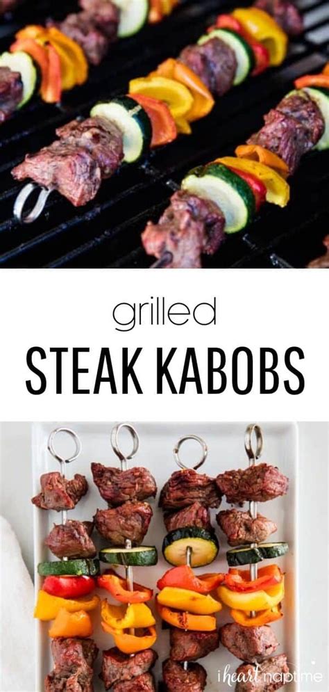 Tender And Juicy Grilled Steak Kabobs Coated In A Flavorful Marinade