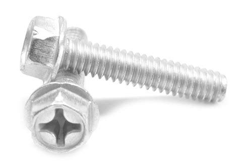 10 32 X 38 Ft Fine Thread Machine Screw Phillips Hex Washer Head Low Carbon Steel Zinc