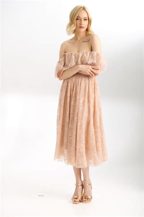 Γυναικείο Φόρεμα Cocktail Nude Isidora ForYouFashion