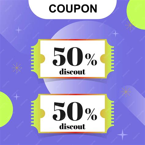 Premium Vector | Coupon banner design vector