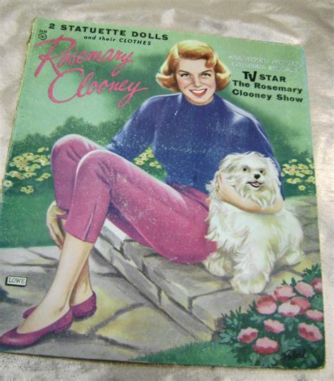 Vtg Original Paper Dolls S Rosemary Clooney Lowe Art George