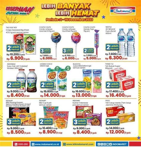 Promo Indomaret Super Hemat Diskon 25 Sampai 15 Desember 2023 Beli 2