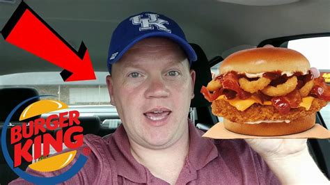 Burger King Rodeo Chicken Sandwich Reed Reviews YouTube