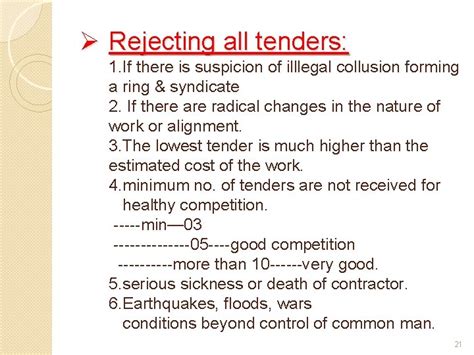 Chapter 3 Tender Tender Documents DefinitionTender is an 