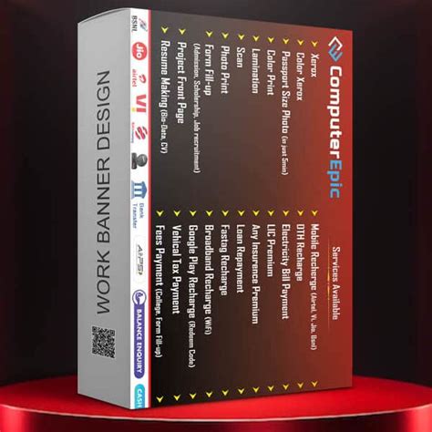 Cyber Cafe Banner Design Computer Epic