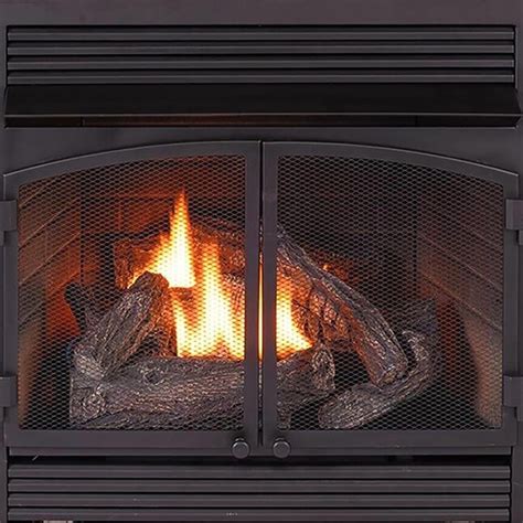 Bluegrass Living 44 25 In Nutmeg Ventless Natural Or Liquid Propane Gas Fireplace In The Gas