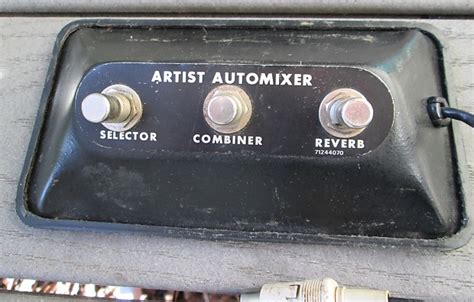 Original Peavey Artist Automixer Footswitch Reverb