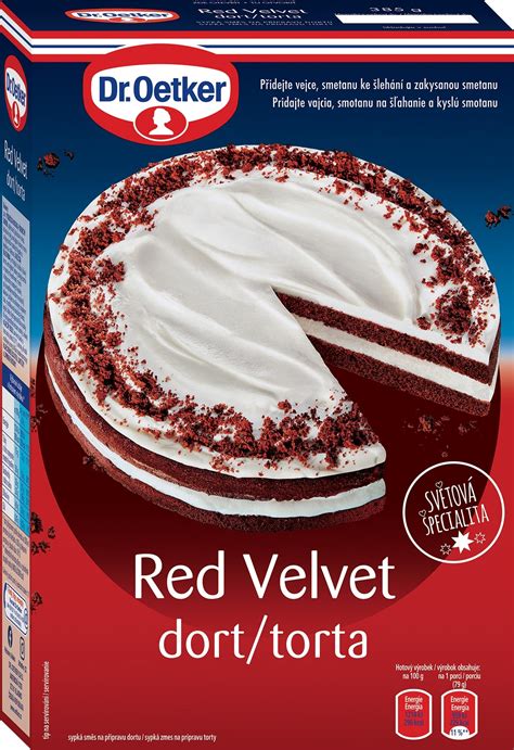 Dr Oetker Red Velvet Dort Sypk Sm S