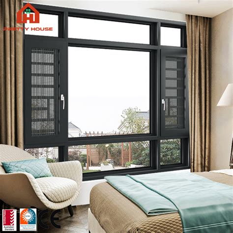 Simple Design Thermal Break Aluminum Casement Window Window And