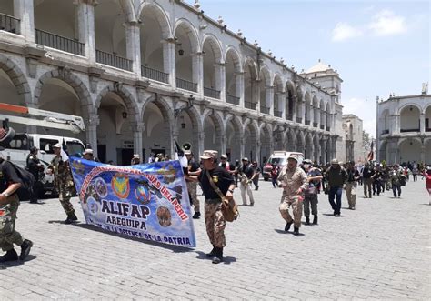 Arequipa así se realizó una nueva jornada de protestas en contra de