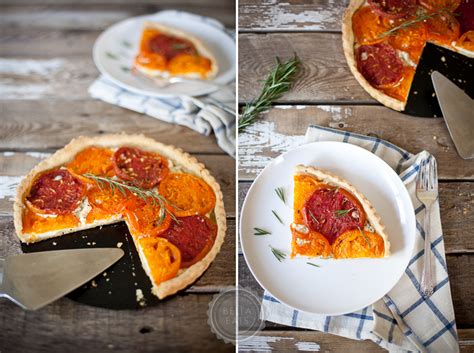 Tomato Goat Cheese Tart With Rosemary Crust — Bella Eats