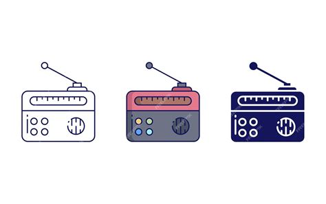 Premium Vector Radio Vector Icon
