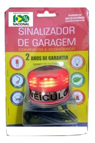 Sinalizador De Garagem Sinaleira Led Som Saida De Veiculos