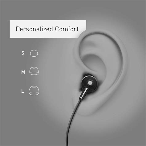 Panasonic Ergofit In Ear Earbud Headphones Rp Hje120 K Black No Micr