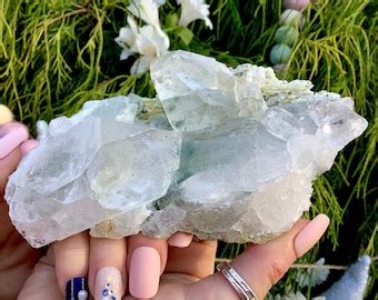 Himalayan Nirvana Glacial Ice Quartz Oz Cluster Etsy