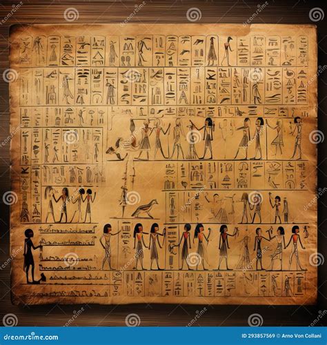 Ancient Mysteries Unveiled: Papyrus Scrolls Adorned with Egyptian ...