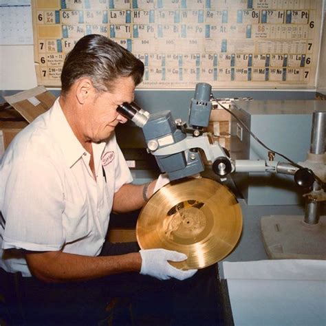 Disco De Ouro Da NASA Voyage Voyager Spacecraft Records