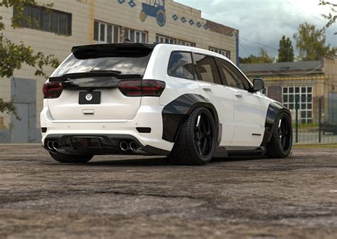 Stormtrooper Jeep Trackhawk Widebody Kit Deserves To Be Built Autoevolution