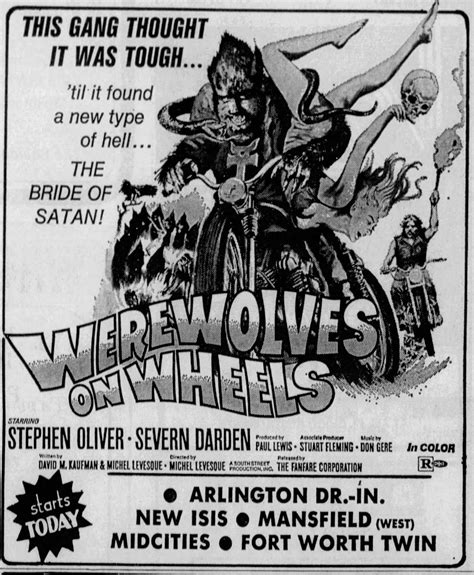 Happyotter Werewolves On Wheels 1971