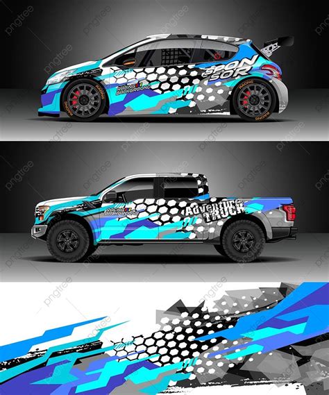 Race Car Graphic Livery Design Vector Mockup Template Download On Pngtree