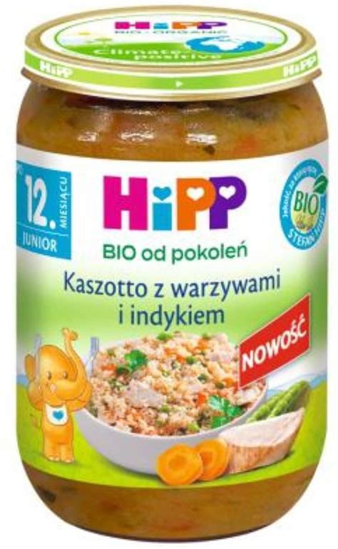 HIPP BIO Kaszotto Z Warzywami I Indykiem Po 1 Roku 250g Ceny I