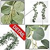 Falflor Pcs Greenery Garland Ft Artificial Eucalyptus Garland And