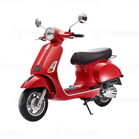 Red Scooter Isolated On Transparent Background 47591699 Png