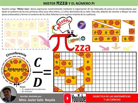 ACERTIJO MISTER πzza Y EL NÚMERO PI Por JAVIER SOLIS NOYOLA PPT