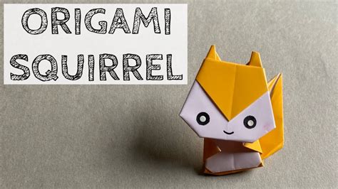 Origami Squirrel Tutorial How To Make A Paper Squirrel DIY Paper