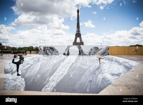 Tour Eiffel Optical Illusion Artwork By French Artist And Photographer