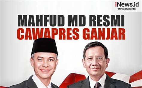 Mahfud MD Jadi Cawapres Ganjar Pranowo Media Asing Menteri Senior