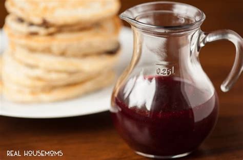 Raspberry Pancake Syrup ⋆ Real Housemoms