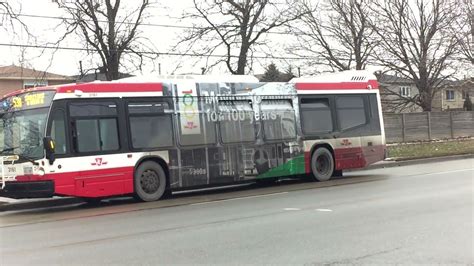 Toronto Ttc Bus 3161 On Route 53b Eastbound To Markham Road On