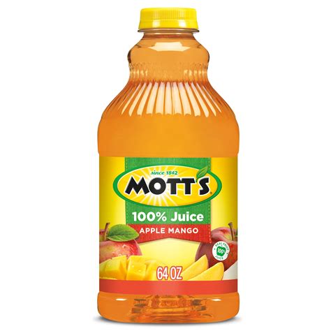 Motts 100 Apple Mango Juice 64 Fl Oz Bottle