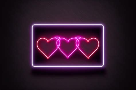 Premium Photo Vector Realistic Isolated Neon Sign Of Frame With