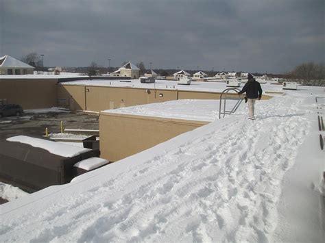 Commercial Roof Snow Removal Emergency Snow Removal Services