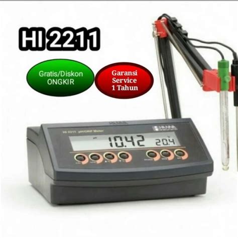 Promo Hanna Instruments Hi Bench Top Ph Mv Meter Diskon Di