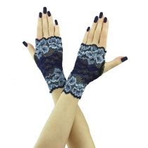 Corset Lacing Fingerless Gloves Extra Long Gloves Arm