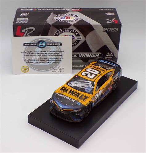 Christopher Bell Autographed 2023 Dewalt Power Stack Bristol Dirt 49