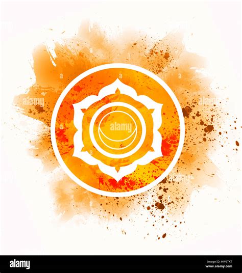 svadhisthana chakra symbol Stock Photo - Alamy