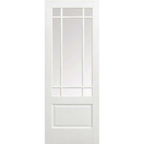 Lpd Downham White Primed Glass Internal Door Pair 1981mm X 1168mm 78